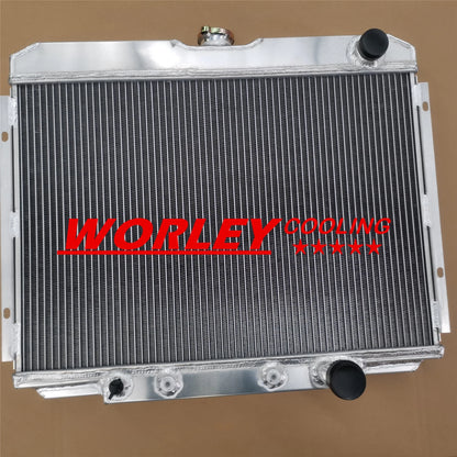 3 Row Alloy Radiator & Shroud & Fan for Ford Mustang V8 289/302/351 (1968-1969)