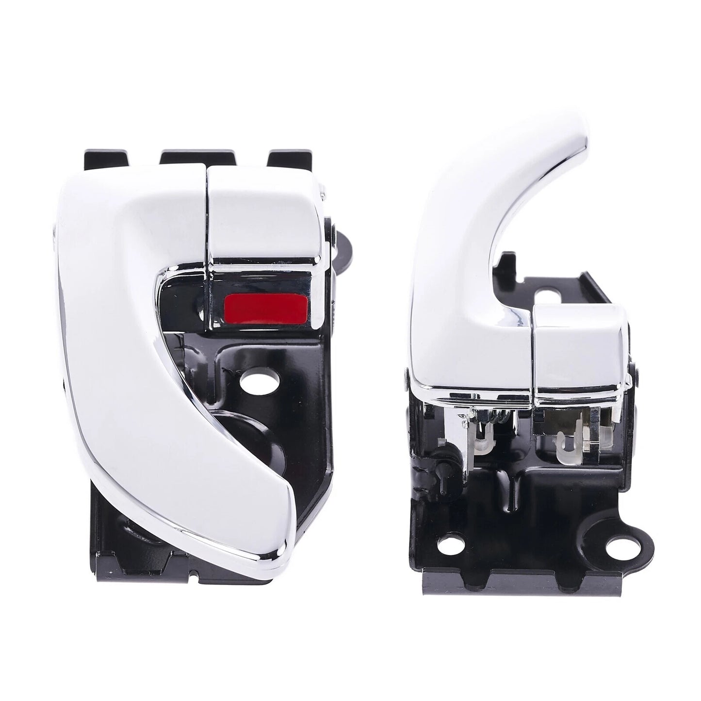 Inner Door Handle Set of 2 Chrome for Hyundai Santa Fe (2000-2005)