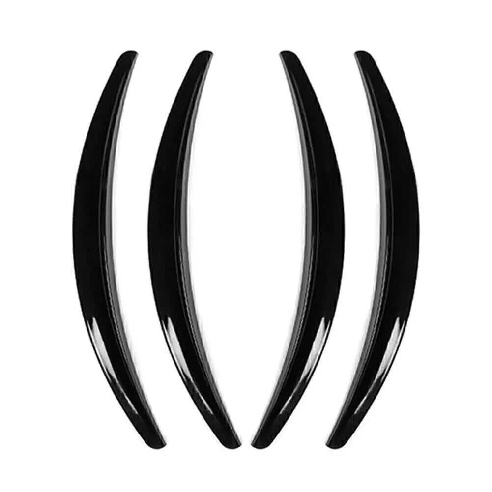 4 x Glossy Black Wheel Eyebrow Arch Trim for Car Fender Flares