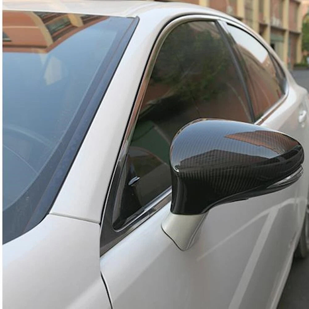 Carbon Fiber Mirror Cover Caps for Lexus IS200t IS250 IS350 (2013-2019)