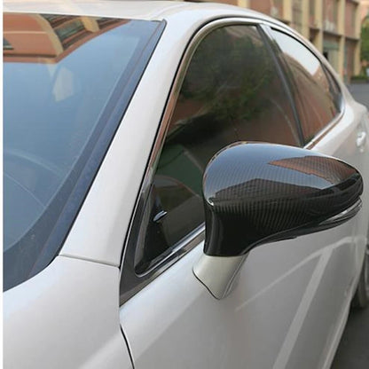 Carbon Fiber Mirror Cover Caps for Lexus IS200t IS250 IS350 (2013-2019)