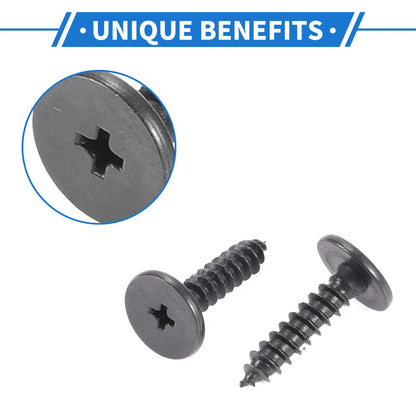 25 Pcs Fender Liner Splash Shield Bumper Cover Screws for Honda Accord