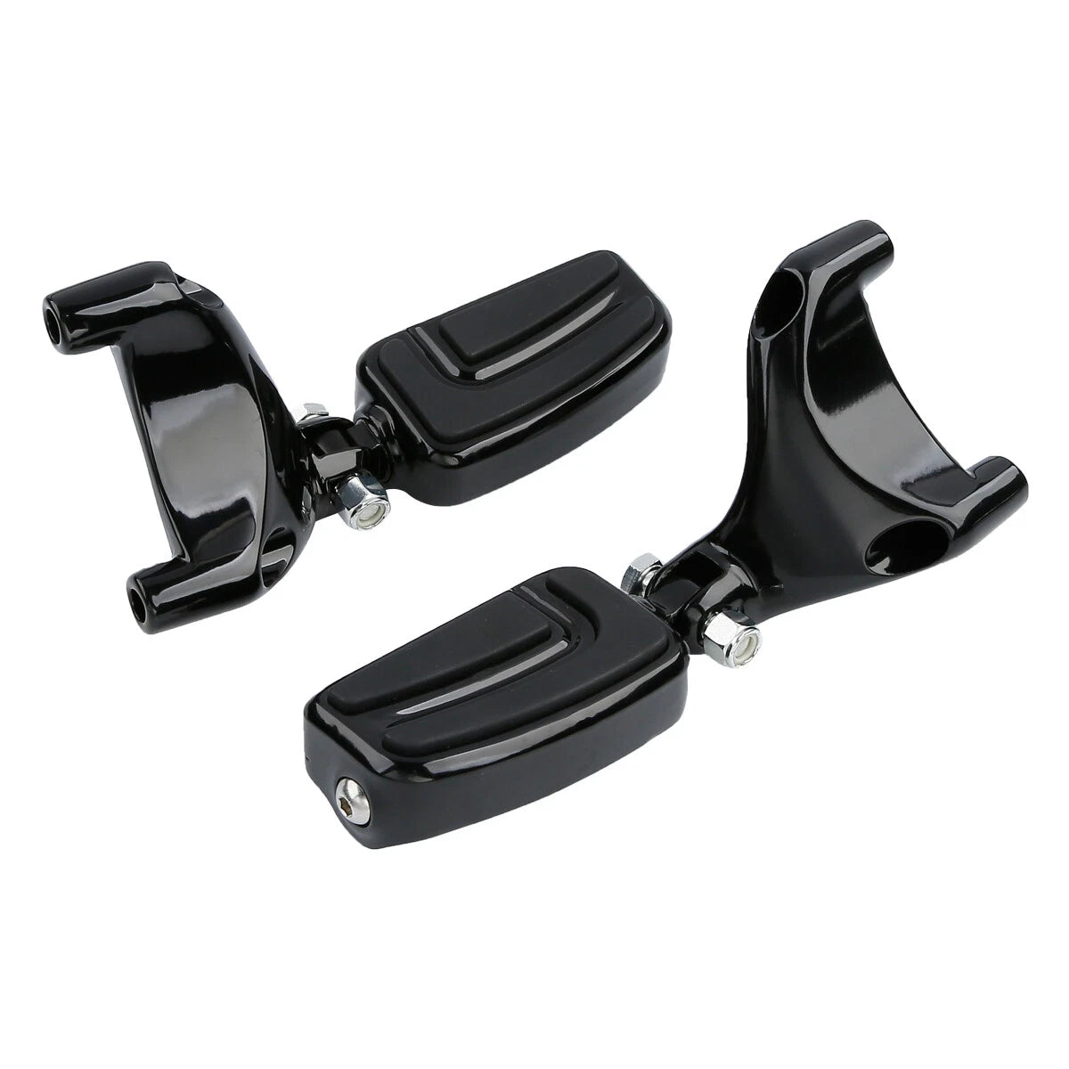 Black Passenger Footpegs for Harley Sportster 883 1200 (2004-2013)