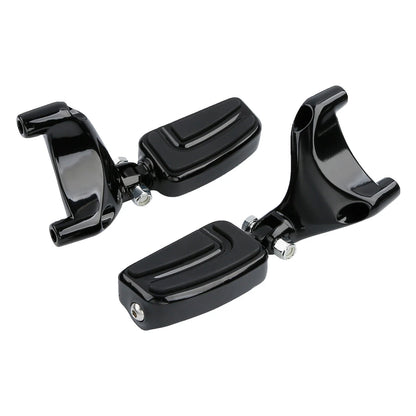Black Passenger Footpegs for Harley Sportster 883 1200 (2004-2013)