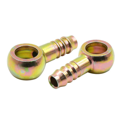 10mm ID Hose Barb 14mm Banjo Fitting Fuel Line Adapter for 2 x Motorcycle Car