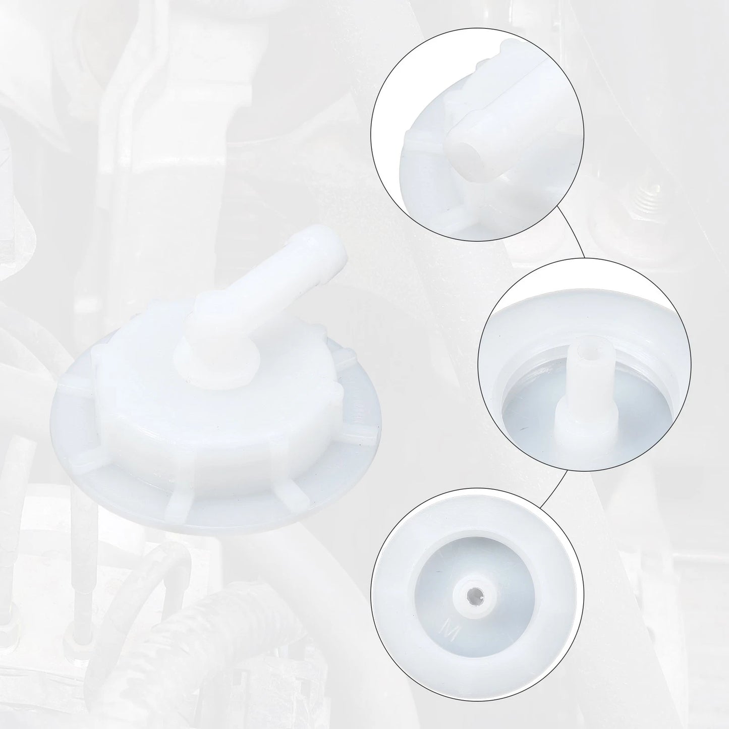 2 x Car Coolant Reservoir Tank Caps for Honda Accord & Acura CL