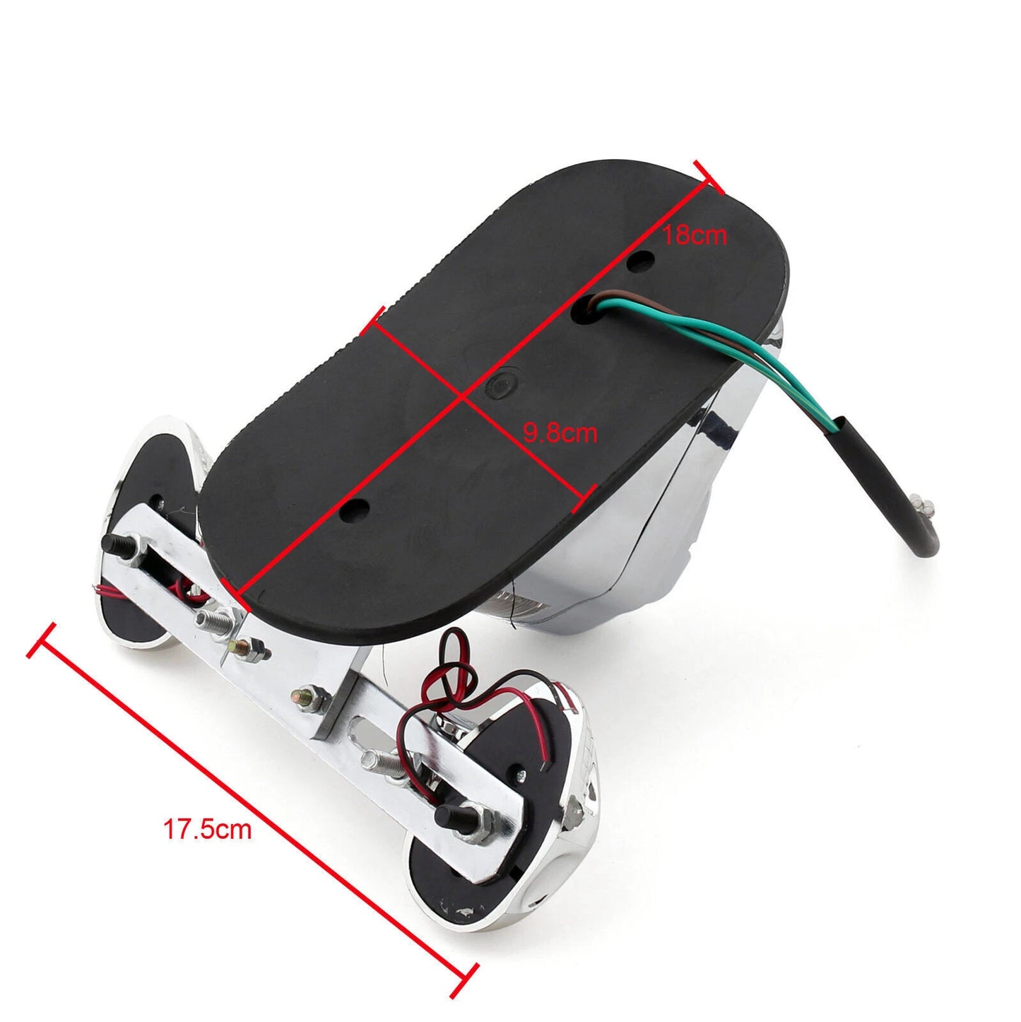 Skull Integrated Turn Signal Taillight for Harley Touring F3 (2014-2023)