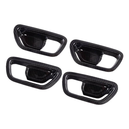 Carbon Fiber Style Interior Door Handle Dish Cover for Honda HR-V 2022-2024