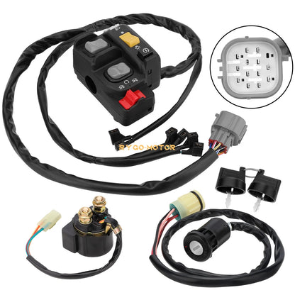 Handlebar Key Starter Relay Switch for Honda Rancher TRX420 (2007–2013)