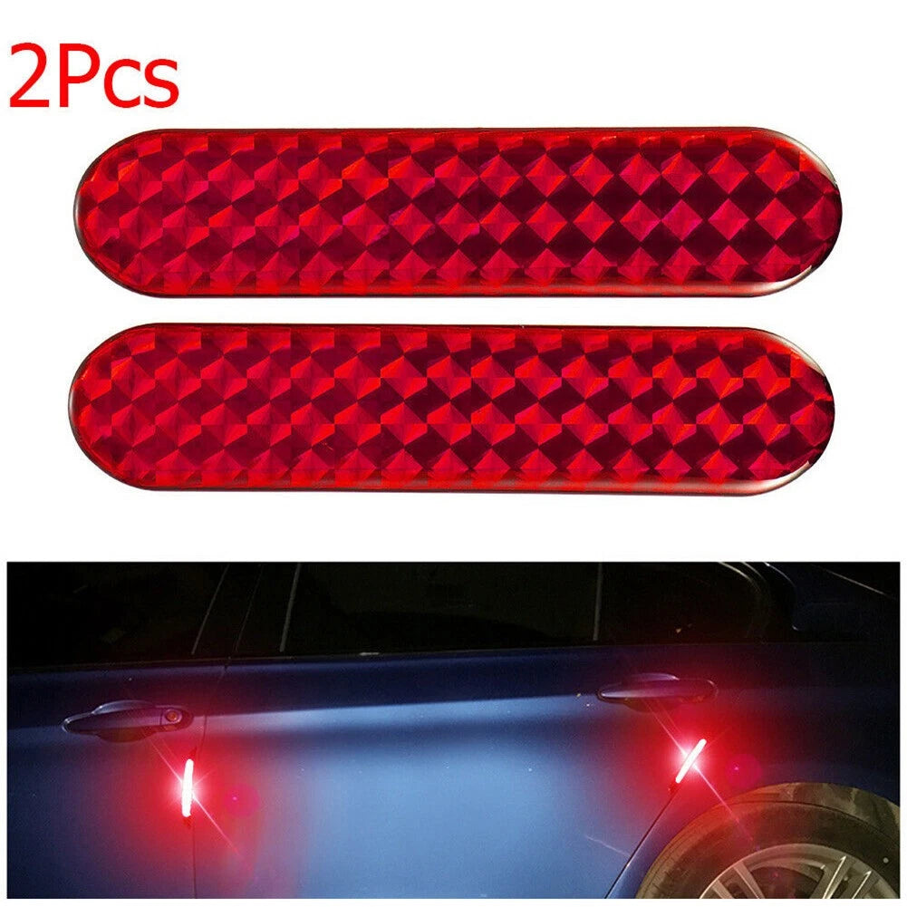 Car Reflective Strips Sticker Trim 2 x Wheel Eyebrow Accessory