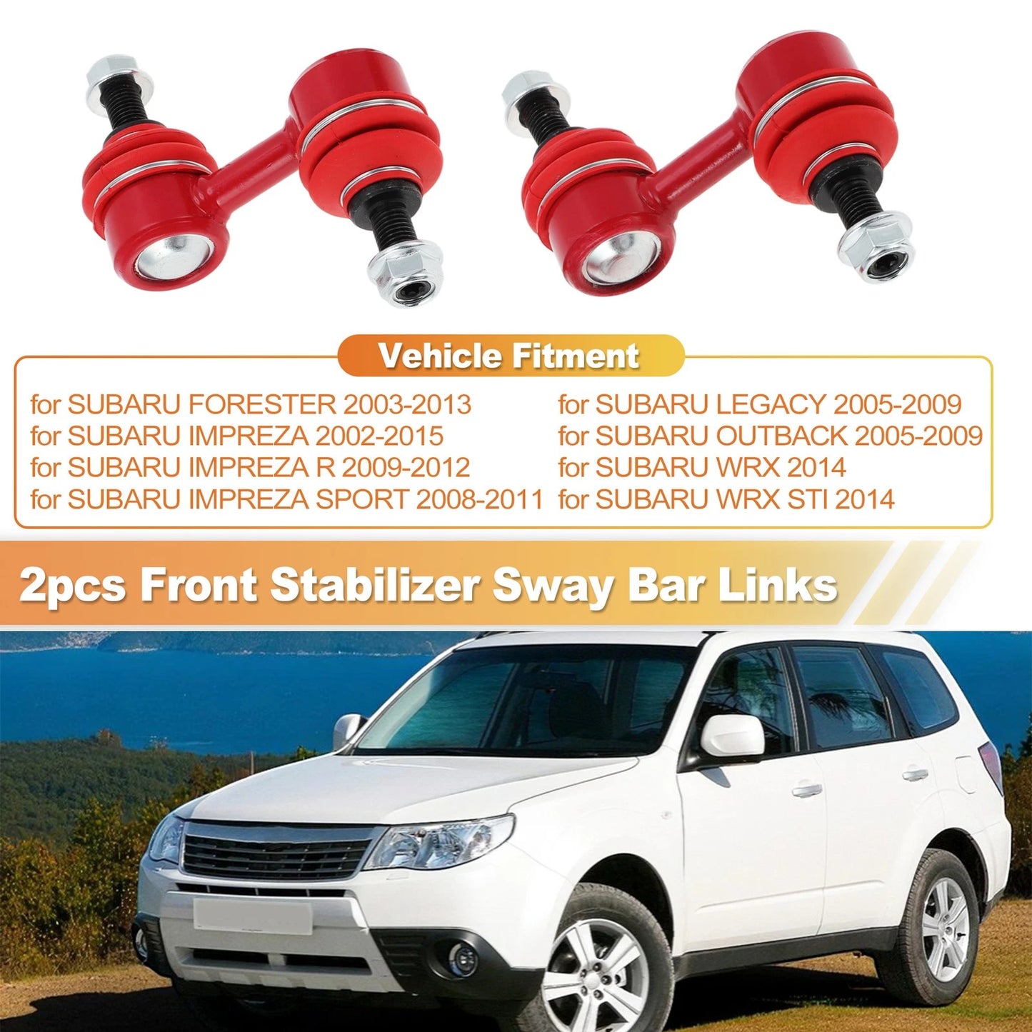 Front Sway Bar Links for Subaru Forester, Impreza, Legacy, Outback