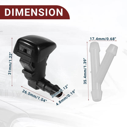 Windshield Washer Nozzle Set for Toyota Tacoma (2005-2023)