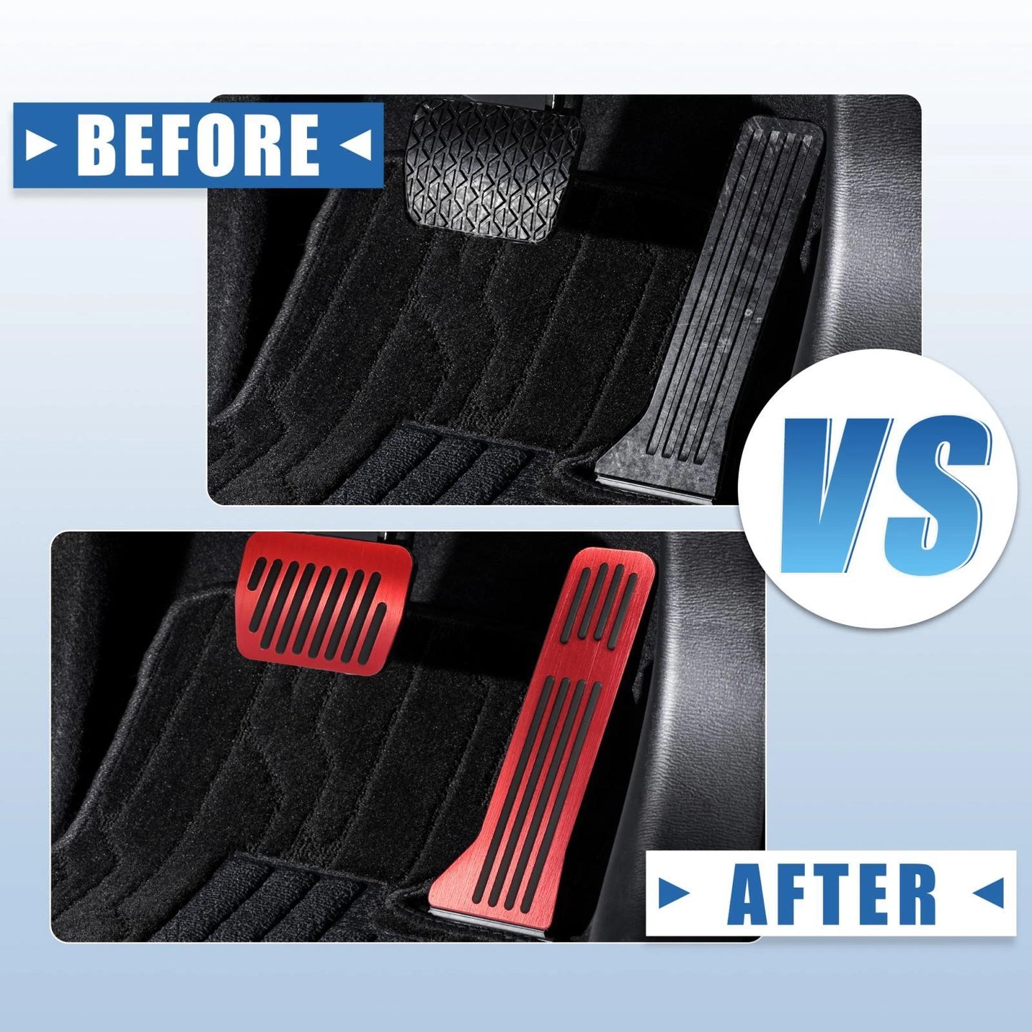 Foot Pedal Pads Gas Brake Covers for Mazda 2 3 CX-3 CX-5 CX-9 (2011-2023)