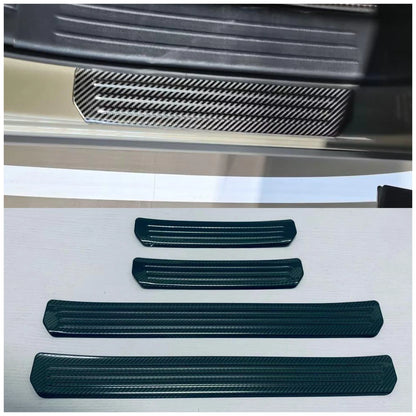 Steel Fiber Outer Door Sill Scuff Plate Cover for 2023-2024 Mazda CX-50