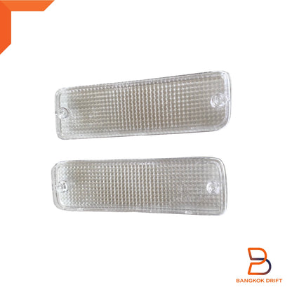 Clear Lens Set Turn Signal Bumper Light Tail Rear Lamp for Toyota Hilux (88-96)