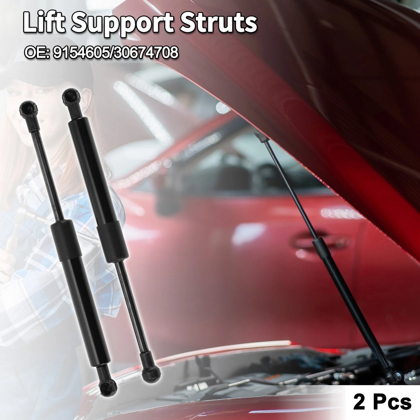Hood Lift Supports Struts for Volvo S80 (1999-2006)