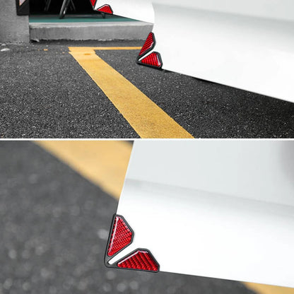 Red Anti-Scratch Car Door Corner Guard Covers for Vehicle Accessory