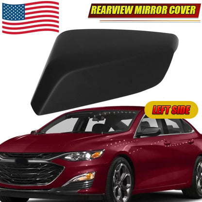 Right Side Door Wing Mirror Cap Cover Black for Chevrolet Malibu (2016-2022)