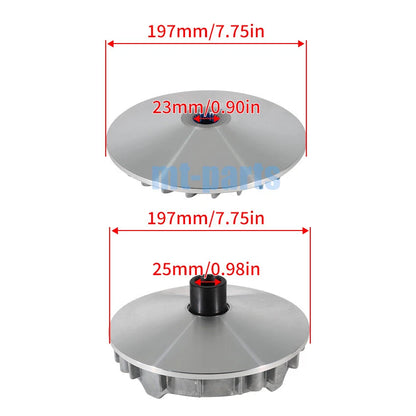 Front Clutch Variator Pulley Set for Linhai M550 E4, 500 PROMAX T3b
