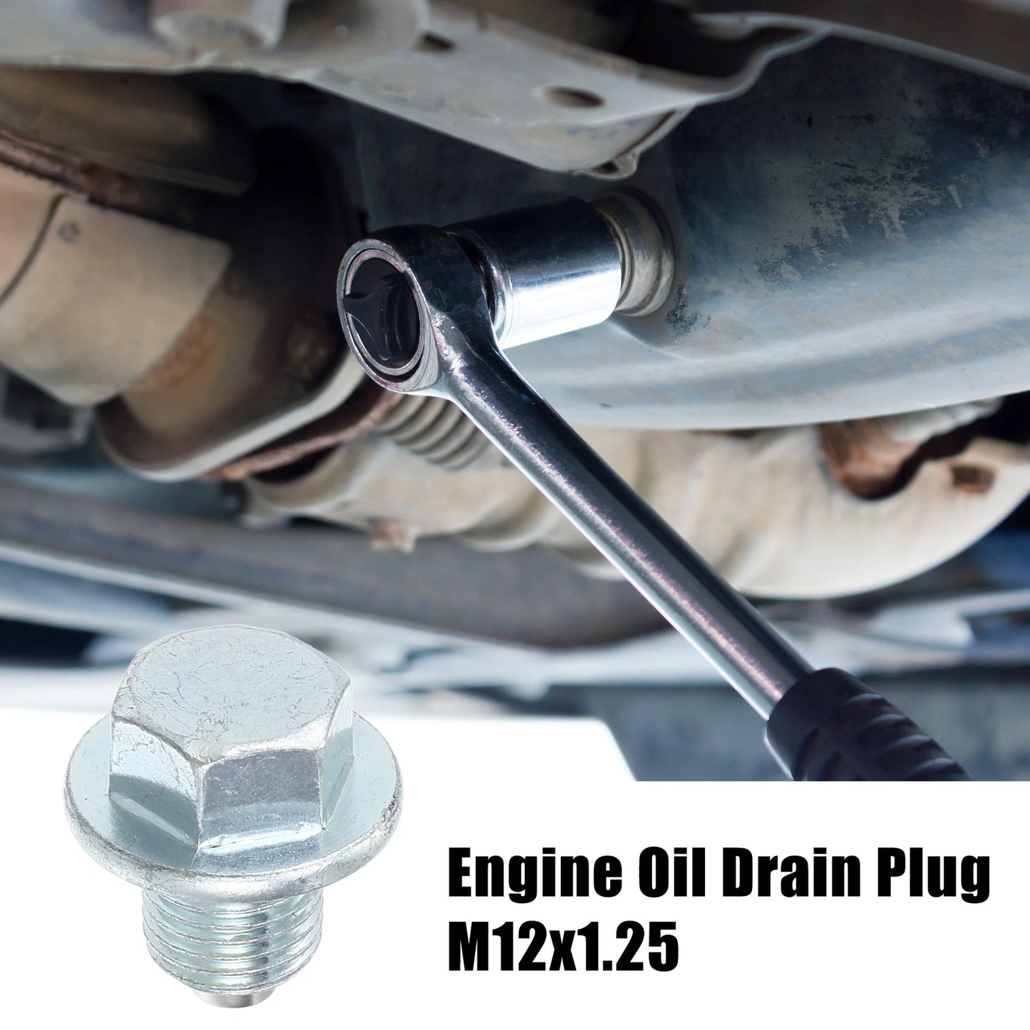 M12x1.25 Engine Oil Drain Plug Screws (2 Pcs) for Lexus
