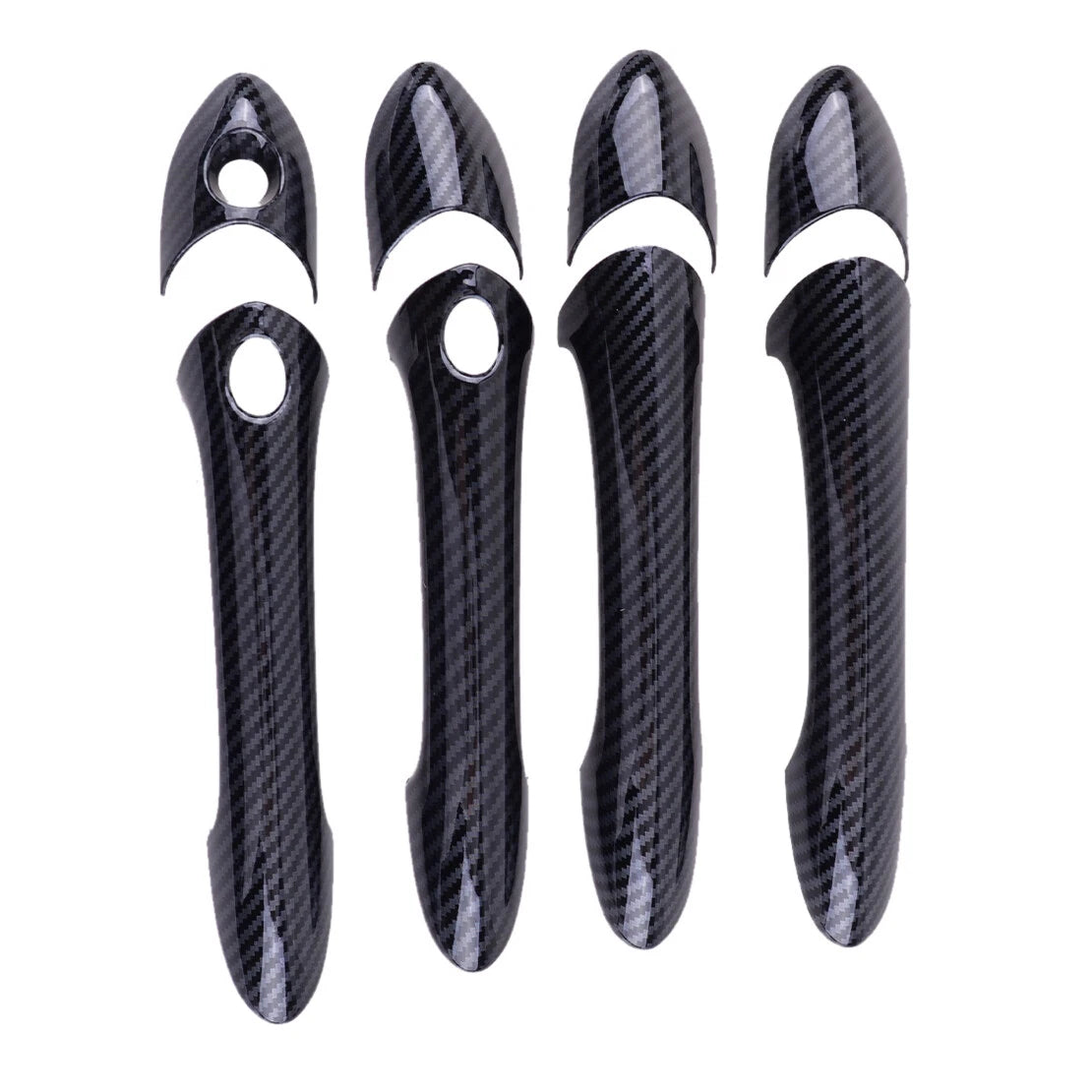 Carbon Fiber ABS Exterior Door Handle Cover Trim for Hyundai Sonata (2011-2014)