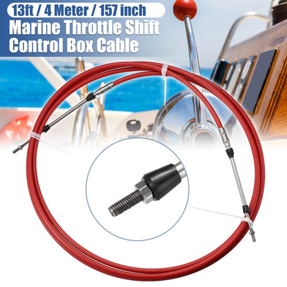Remote Control Box Cable / 13ft 157 Inch / Marine Type Shift 1pcs for Yamaha