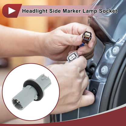 Headlight Side Marker Lamp Socket for Honda Accord CR-V Civic (2003-2007)