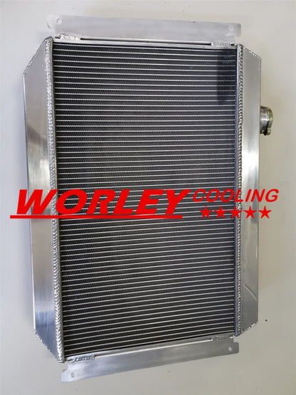 3 Row Alloy Radiator & Fans for Holden Kingswood HQ HJ HX HZ V8 (1971-1984)
