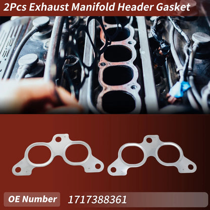 2 x Exhaust Manifold Header Gasket for Toyota Celica (1985–1989)