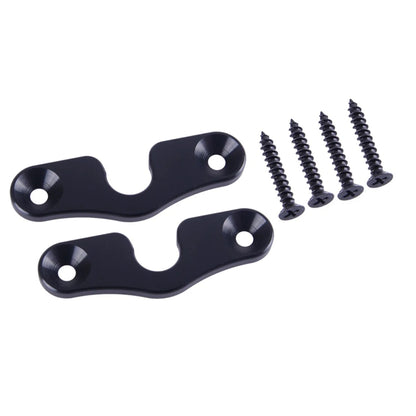 Black Metal Sun Visor Clips for Jeep Wrangler JK JL Gladiator JT