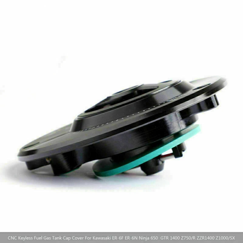 CNC Blue Fuel Cap for Kawasaki ZX-6R, ER-6F/6N Ninja 600/650 (2009-2018)