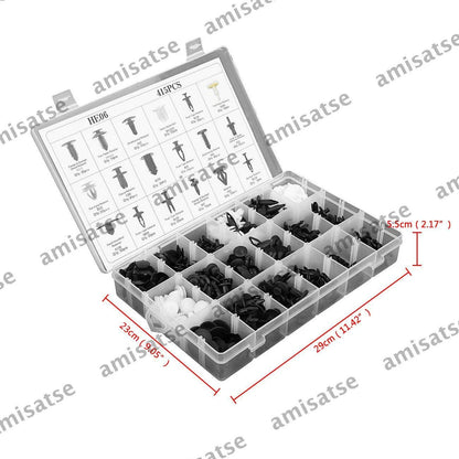 415 Plastic Clip Fasteners Kit for Car Body (No Year)
