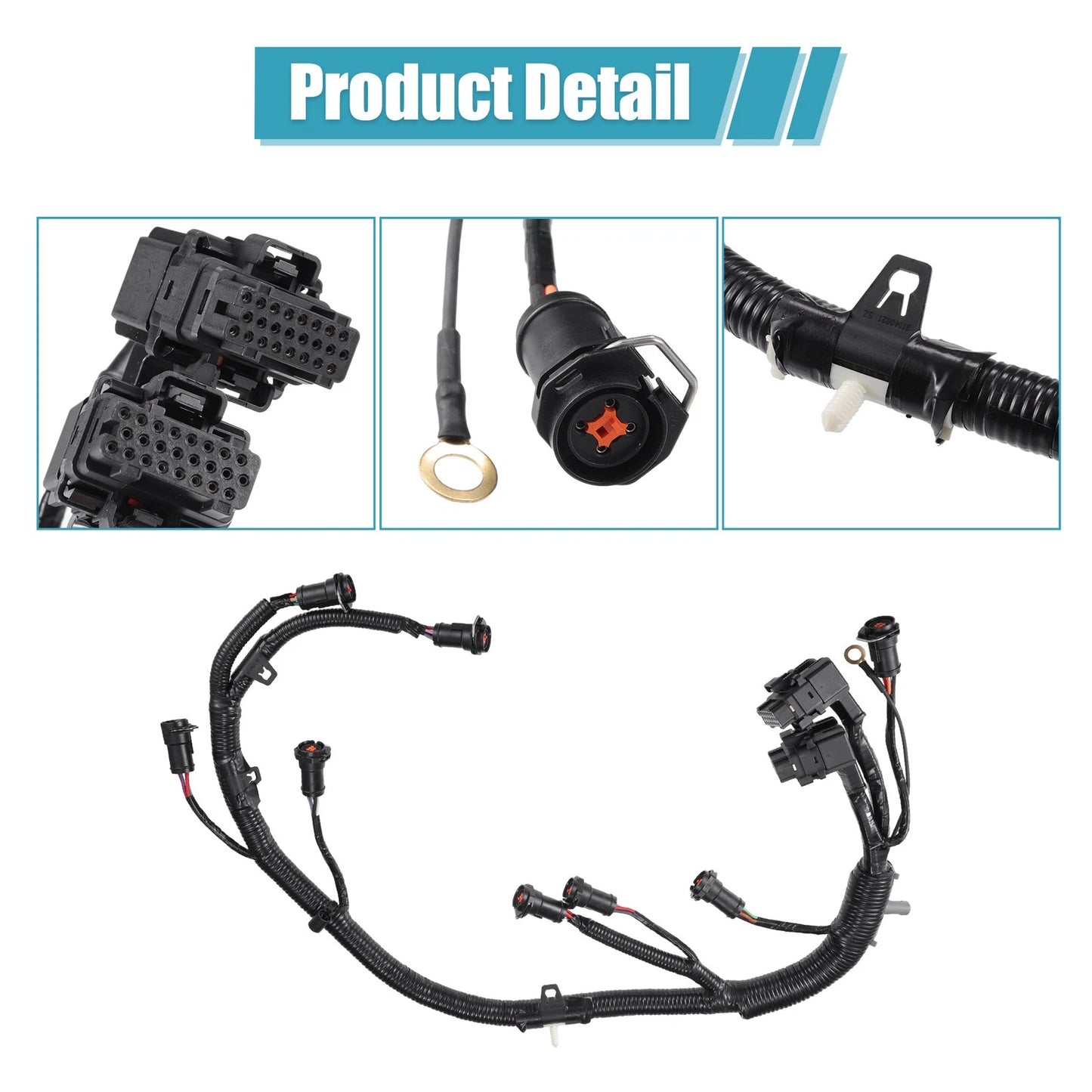Fuel Injector Wire Harness for Ford F250 F350 F450 F550 (2003-2007)