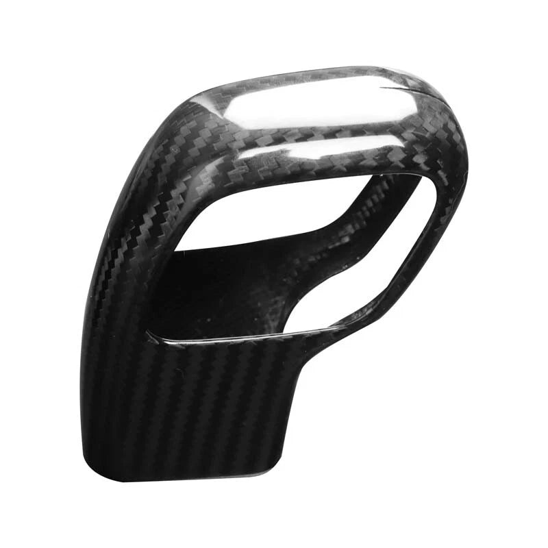 Carbon Fiber Gear Shifter Grap Handle Knob Cover Trim for Ford F-150 2017-2018