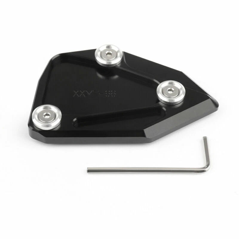Side Pad Stand Extension Plate for 2012-2015 BMW C600 C650 Black