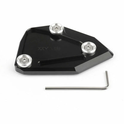 Side Pad Stand Extension Plate for 2012-2015 BMW C600 C650 Black