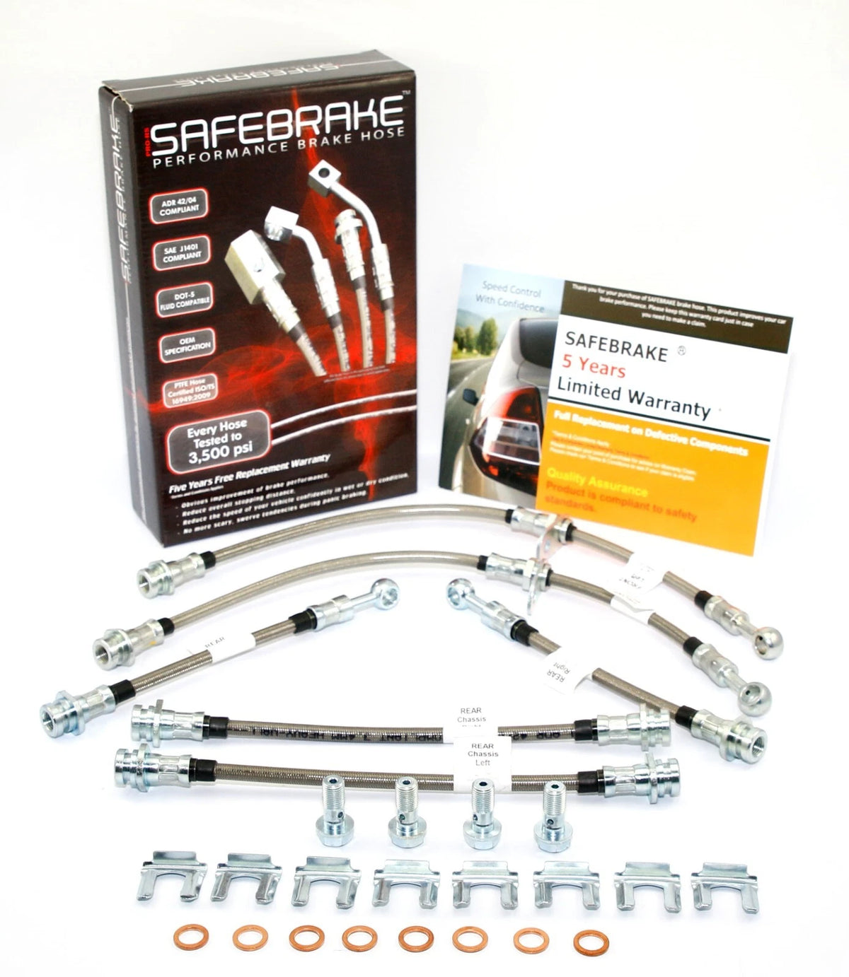 Brake Line Kit for Suzuki SX4 (2006-2014) - Brake Upgrade Hoses