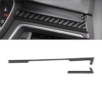 Carbon Fiber Black Navigation Frame Cover Trim for Audi A4 A5 S4 S5 RS4 RS5