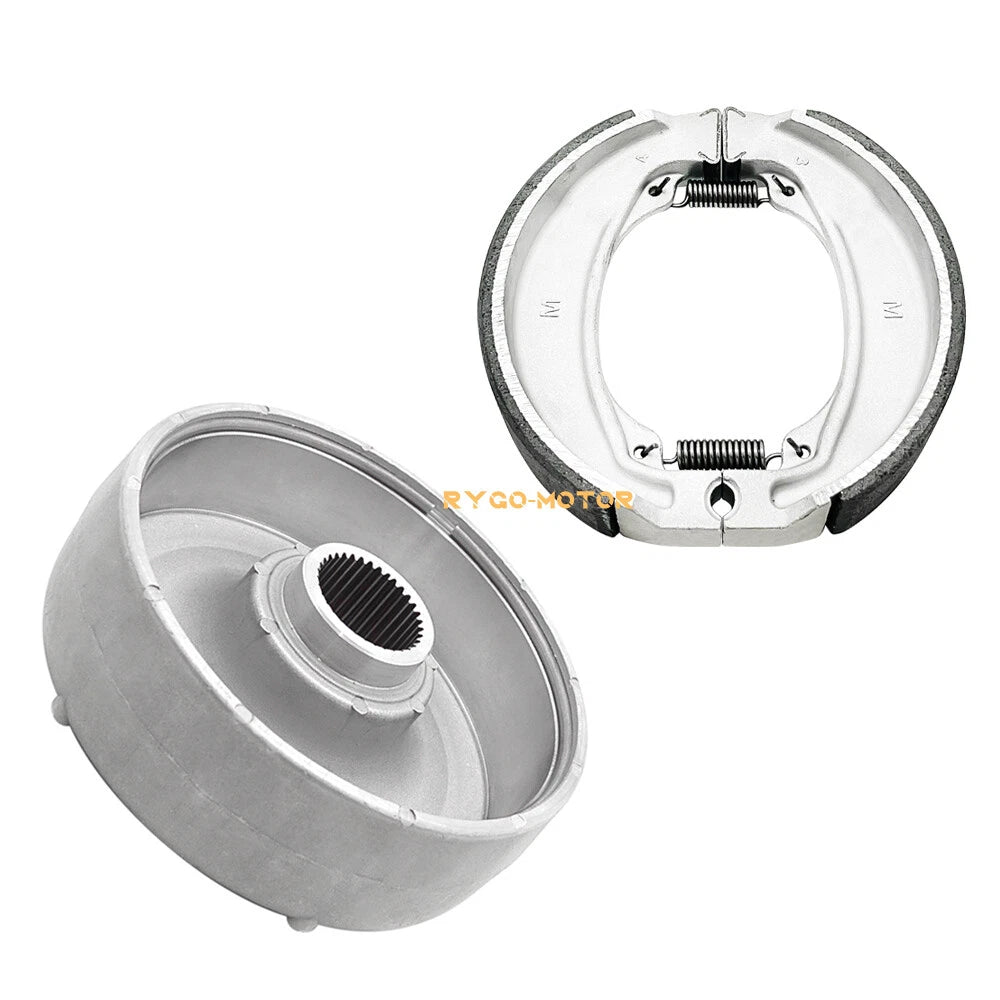 Rear Brake Drum Hub & Shoes for Honda Recon (1997–2023)