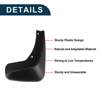 Mud Flaps Splash Guards 2 x Set for Toyota Avalon (2007-2011)