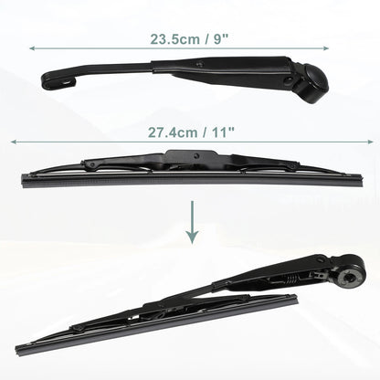 Rear Wiper Blade Arm Set for Jeep Compass 2006-2016
