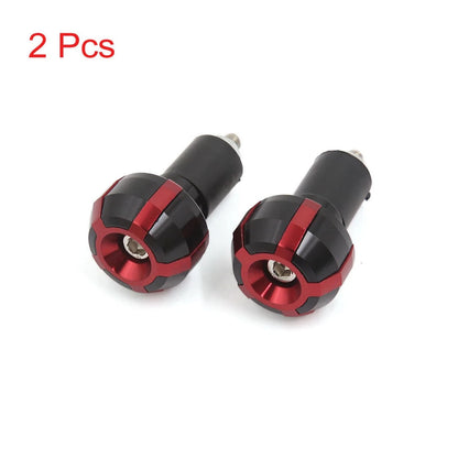 2 x Aluminum Alloy Handle Bar Hand Grip End Cap for Motorcycle