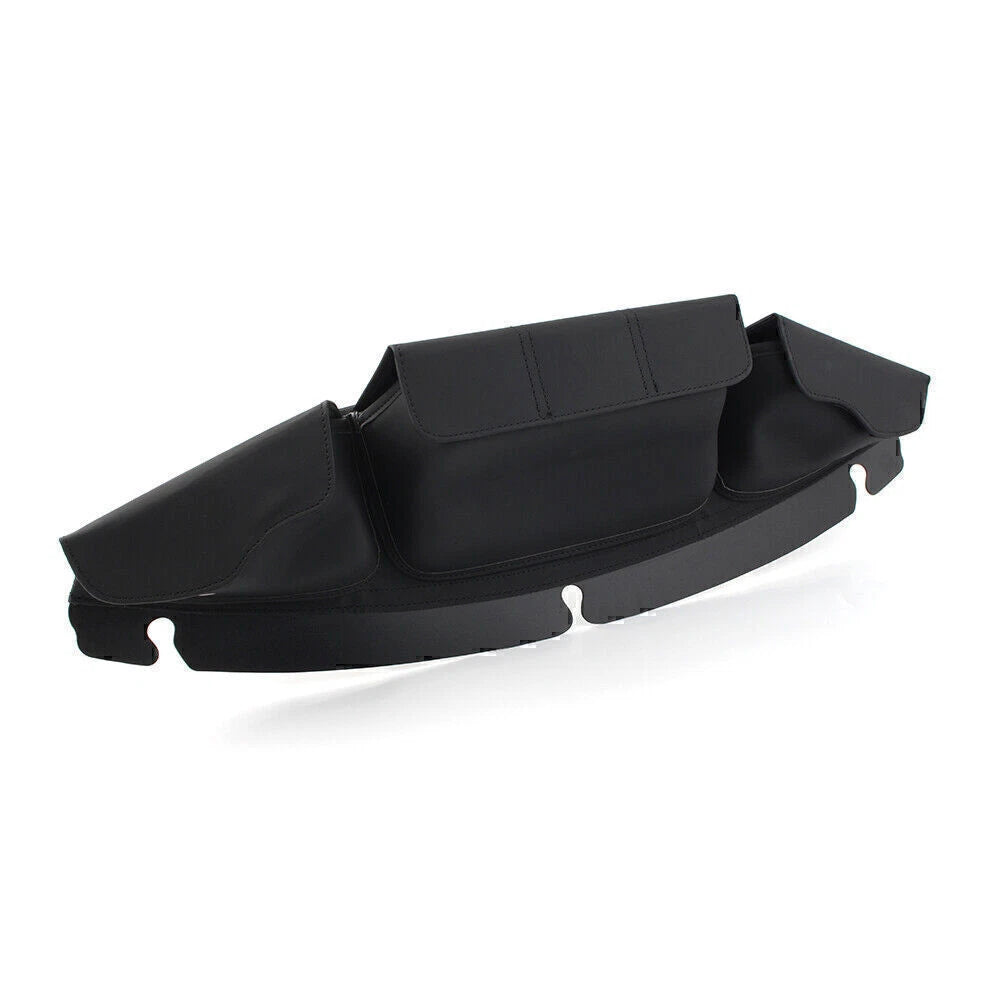 3 Pocket Windshield Bag for Harley Touring Street Glide FLHX FLHTK FLHXS (2014-2023)