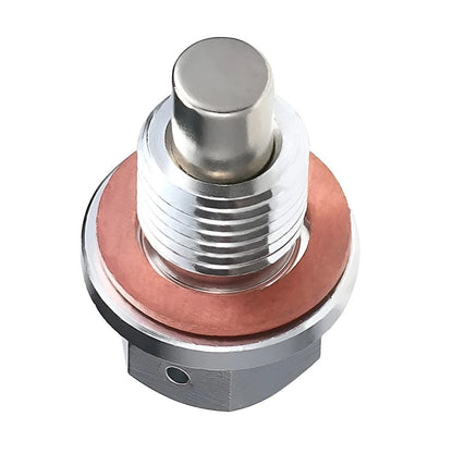 M12x1.25mm Magnetic Oil Drain Plug Bolt & Washer for Car