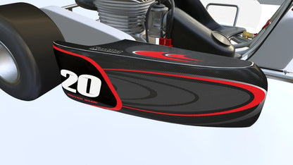 Custom KART ART Sticker Kit for CRG 06 Kart - Rage Style Graphics Decals