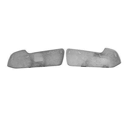 Glossy Black Top Half Mirror Covers for 2019-2024 Chevy Silverado/GMC Sierra 1500