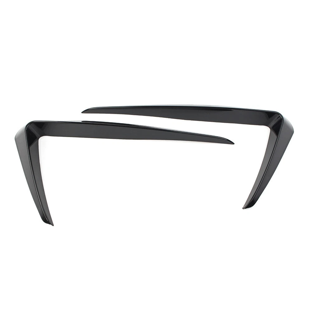 Fog Light Lamp Cover Trim Glossy Black for VW Golf (2013-2016)