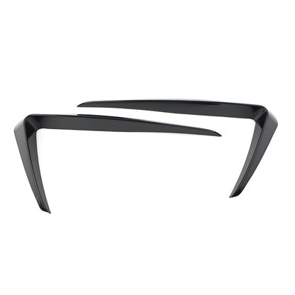 Fog Light Lamp Cover Trim Glossy Black for VW Golf (2013-2016)