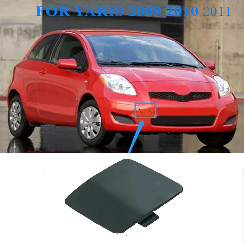 Front Bumper Tow Hook Eye Cap Cover for 09-11 Toyota Yaris (2009-2011)