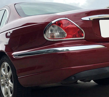 Rear Bumper Rim Moulding Strip Cover for Jaguar X-Type Sedan (2001-2009)
